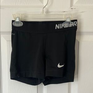 Nike Black Athletic Compression Shorts